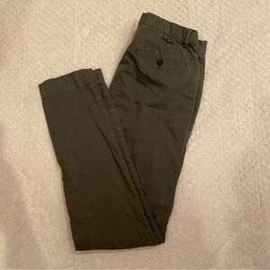 H&m green khaki slim fit pants